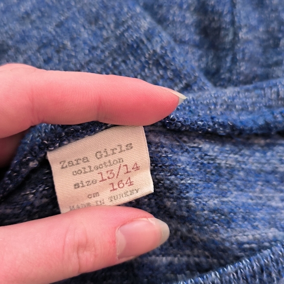 Zara Girls Blue Sweater - Picture 7 of 7
